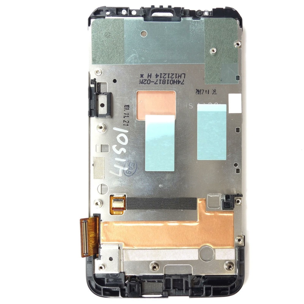 Vitre tactile avec écran lcd retina sur châssis noir pour htc desire x