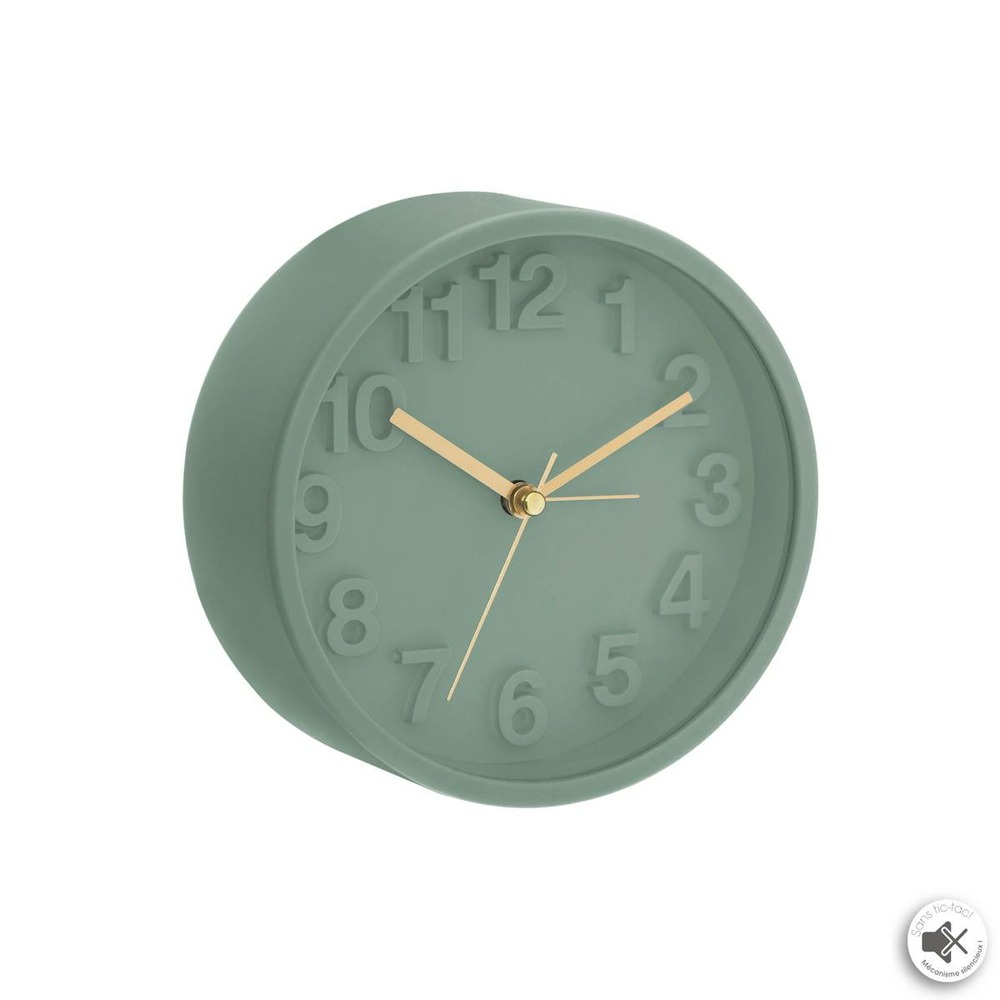 Réveil - verre - 13x13 cm