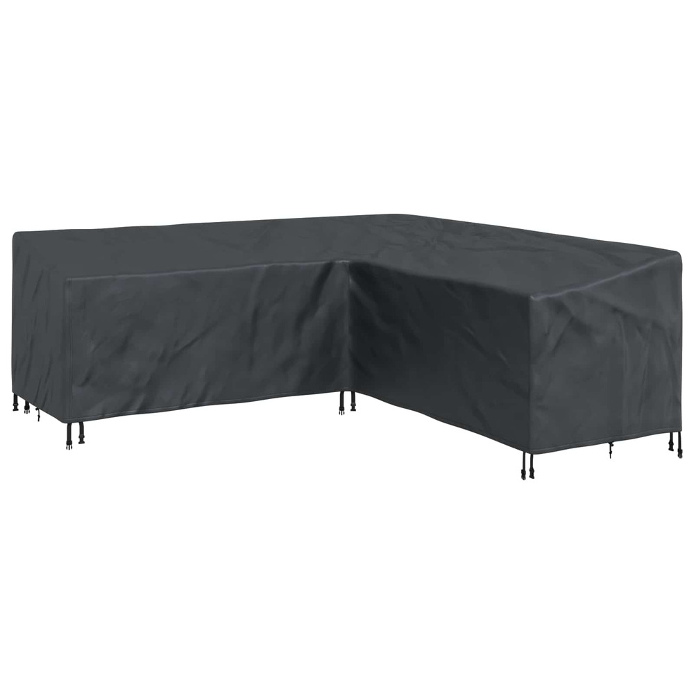 Housse pour meubles noir 220 x 220 x 80 cm tissu oxford 420d