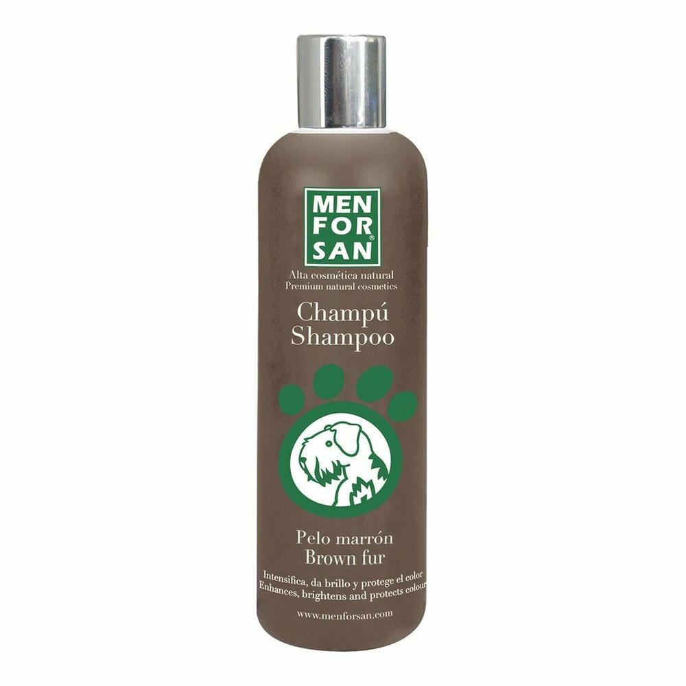 Shampooing menforsan chien cheveux marrons 300 ml