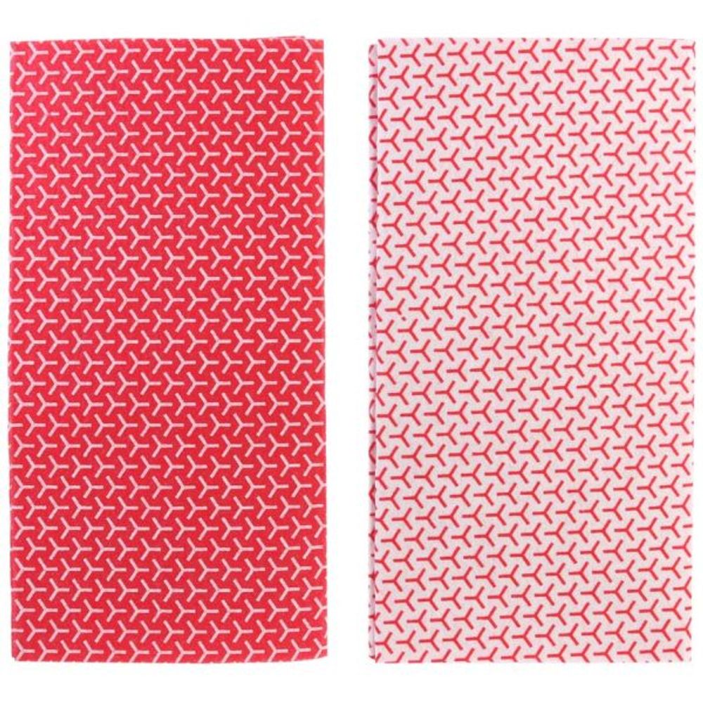 Tapis fraicheur pour frigo (lot de 6) rouge