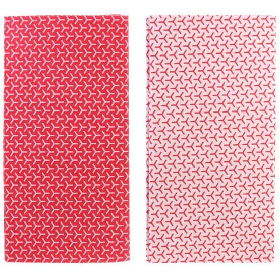Tapis fraicheur pour frigo (lot de 6) rouge