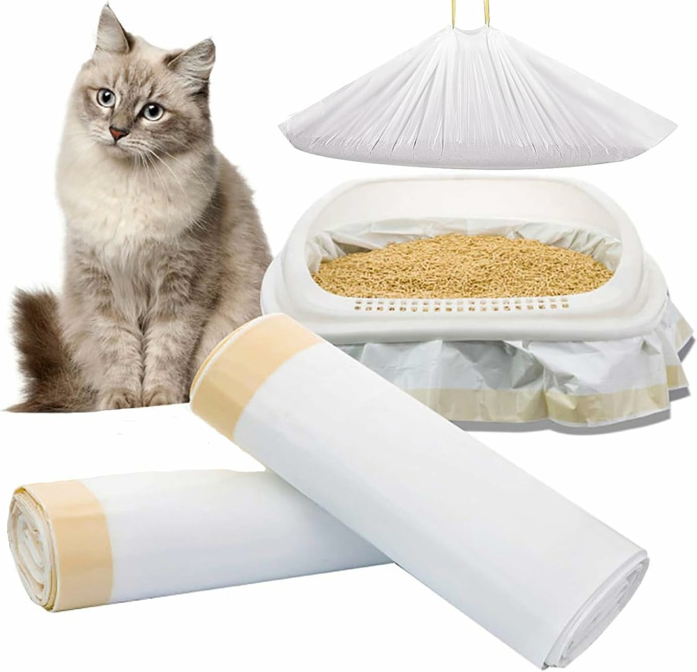 14 sacs à litière extra épais pour chat - 915x457 mm