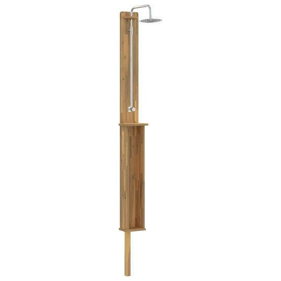 Douche d'extérieur 257 cm blanc