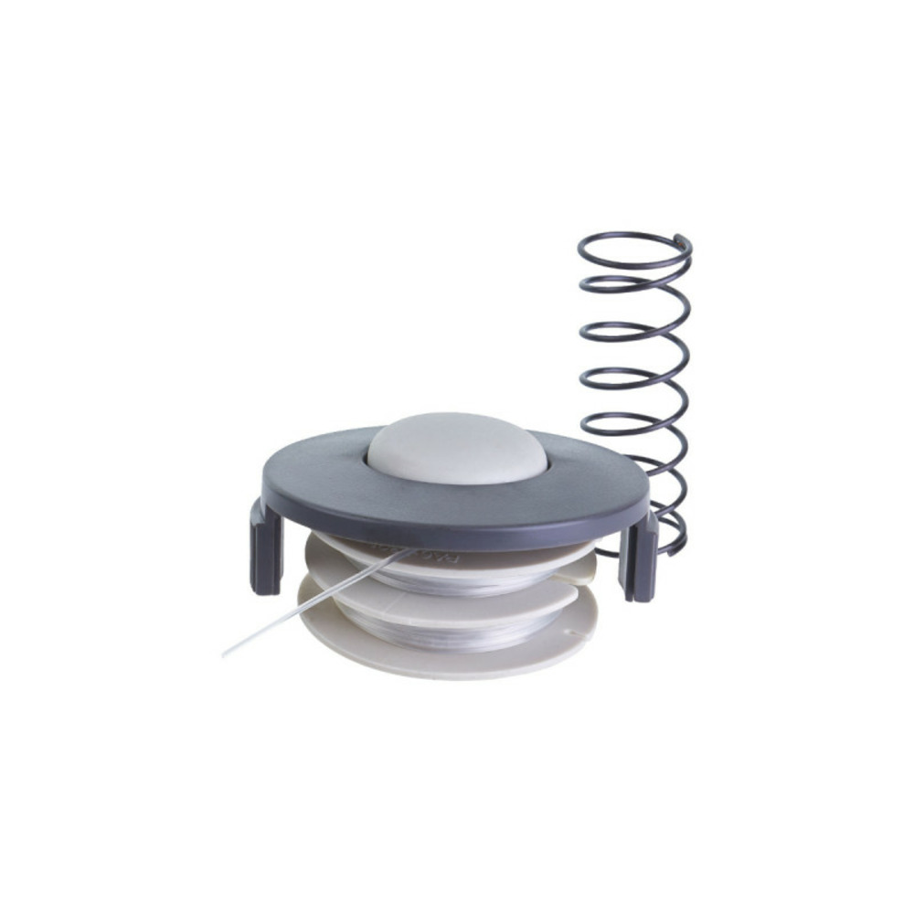 Bobine simple fil ryobi diamètre 1. 2mm et couvercle pour coupe-bordures électriques rac140