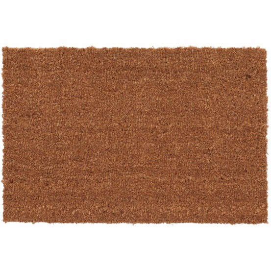 Paillasson en coco et pvc 60 x 40 cm uni