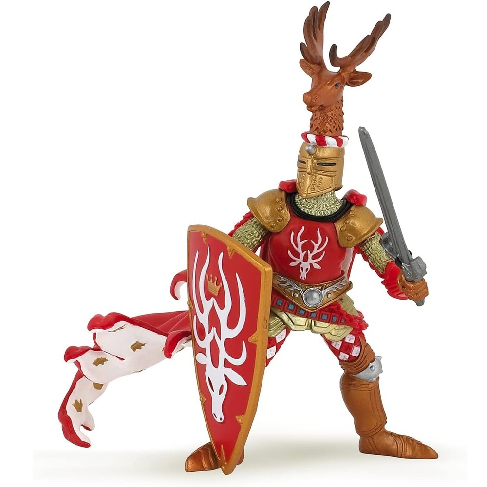 Figurine maître des armes cimier cerf