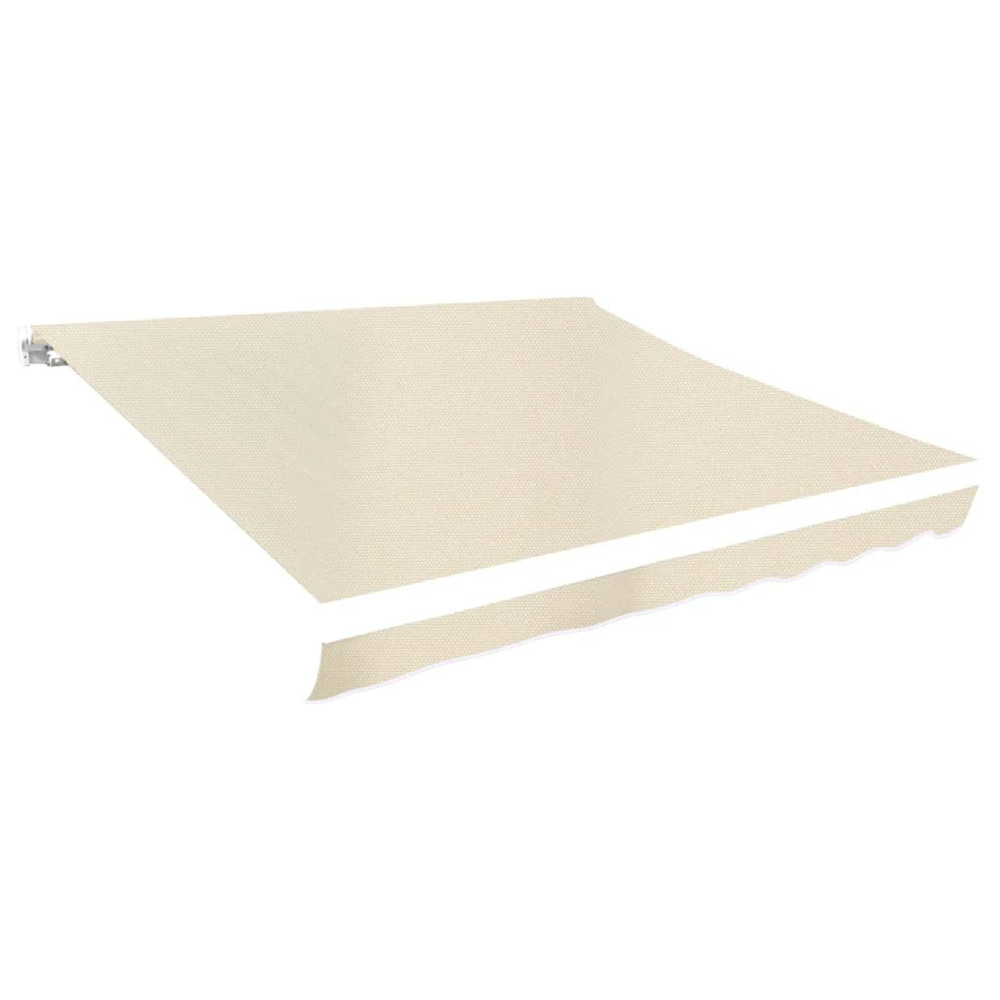 Toit d'auvent toile crème 4x3 m (cadre non inclus)
