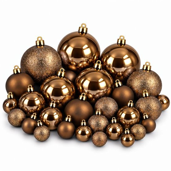 Babe de noël memike249/00206 set de 46 h8x8cm - brun