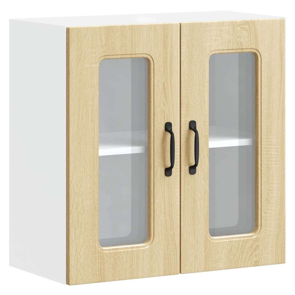 Armoire murale de cuisine avec porte vitrée 