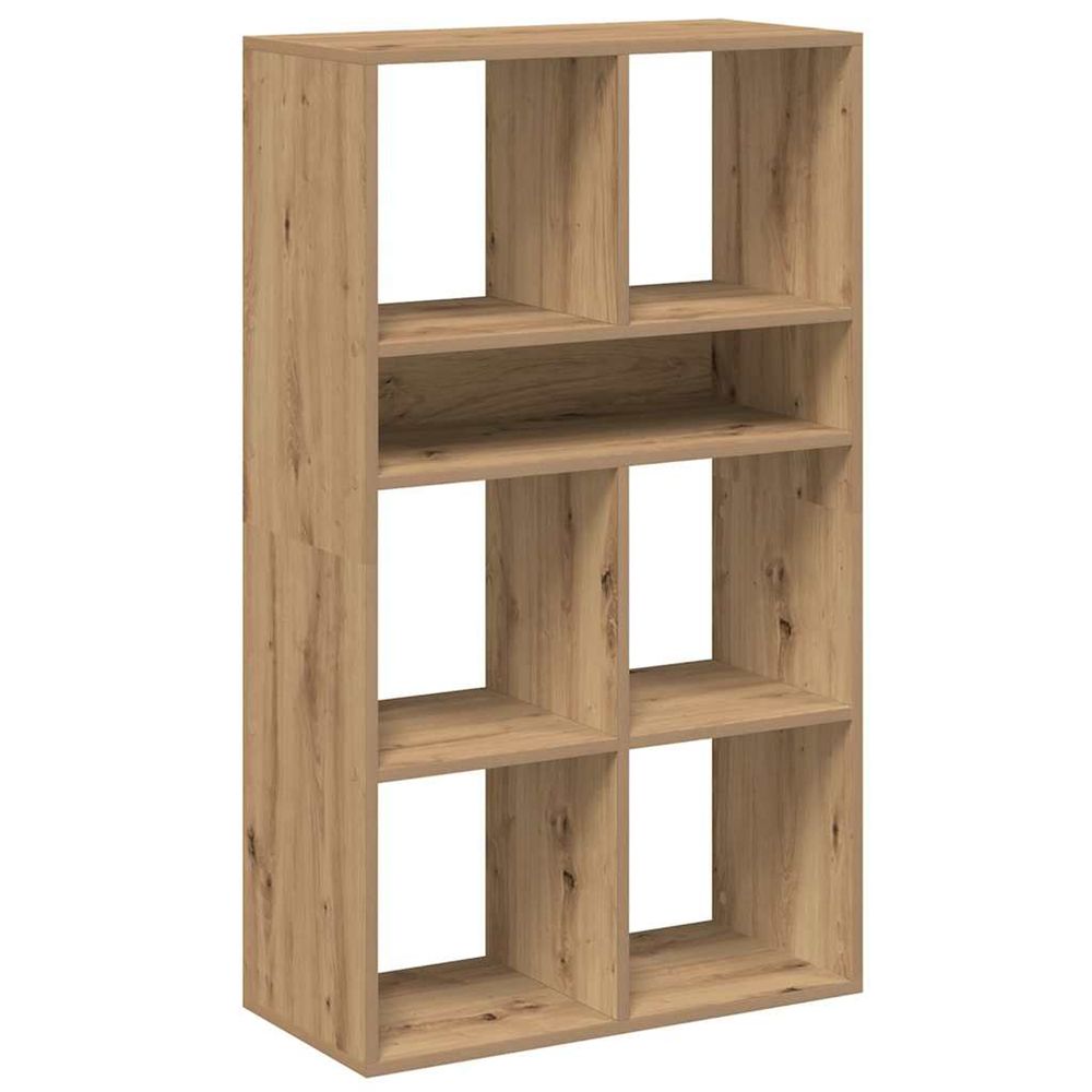 Bibliothèque chêne artisanal 66x31x112 cm bois d'ingénierie