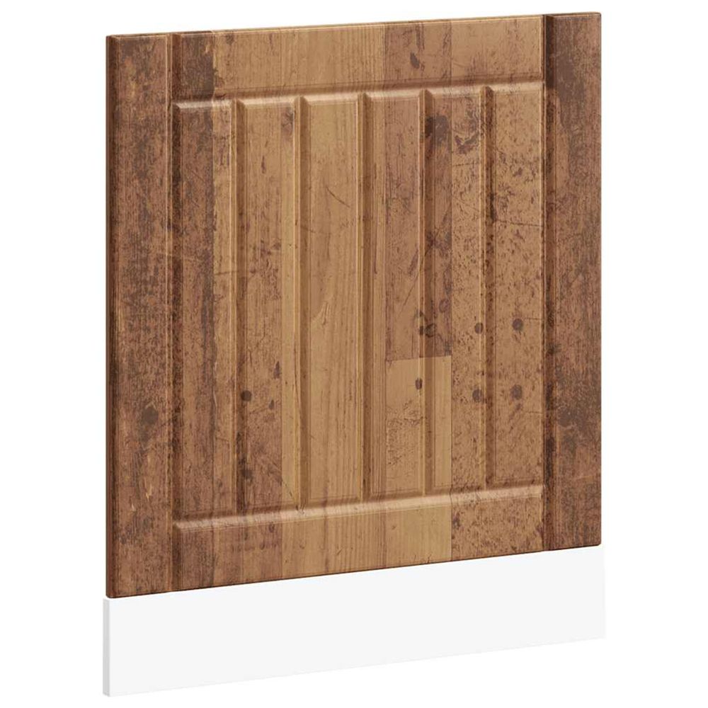 Panneau de lave-vaisselle lucca vieux bois bois d'ingénierie