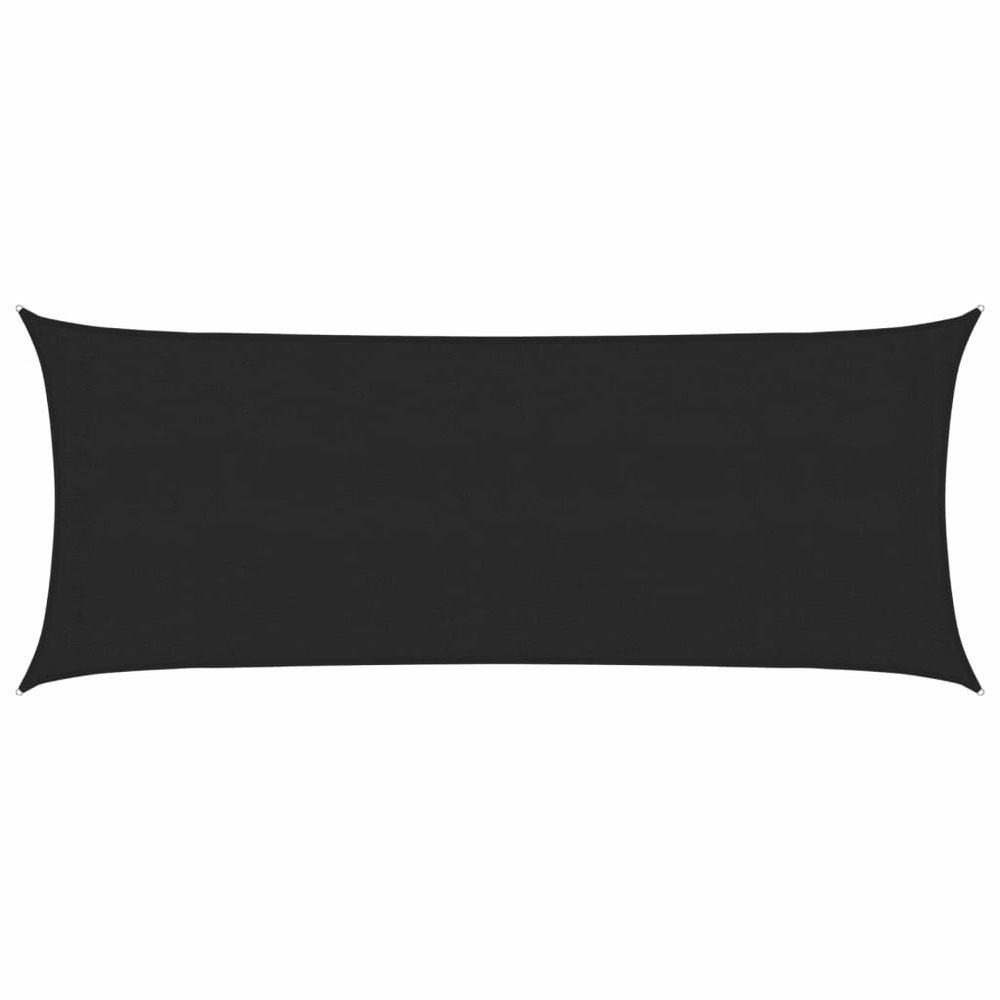 Voile d'ombrage 160 g/m² noir 2x5 m pehd