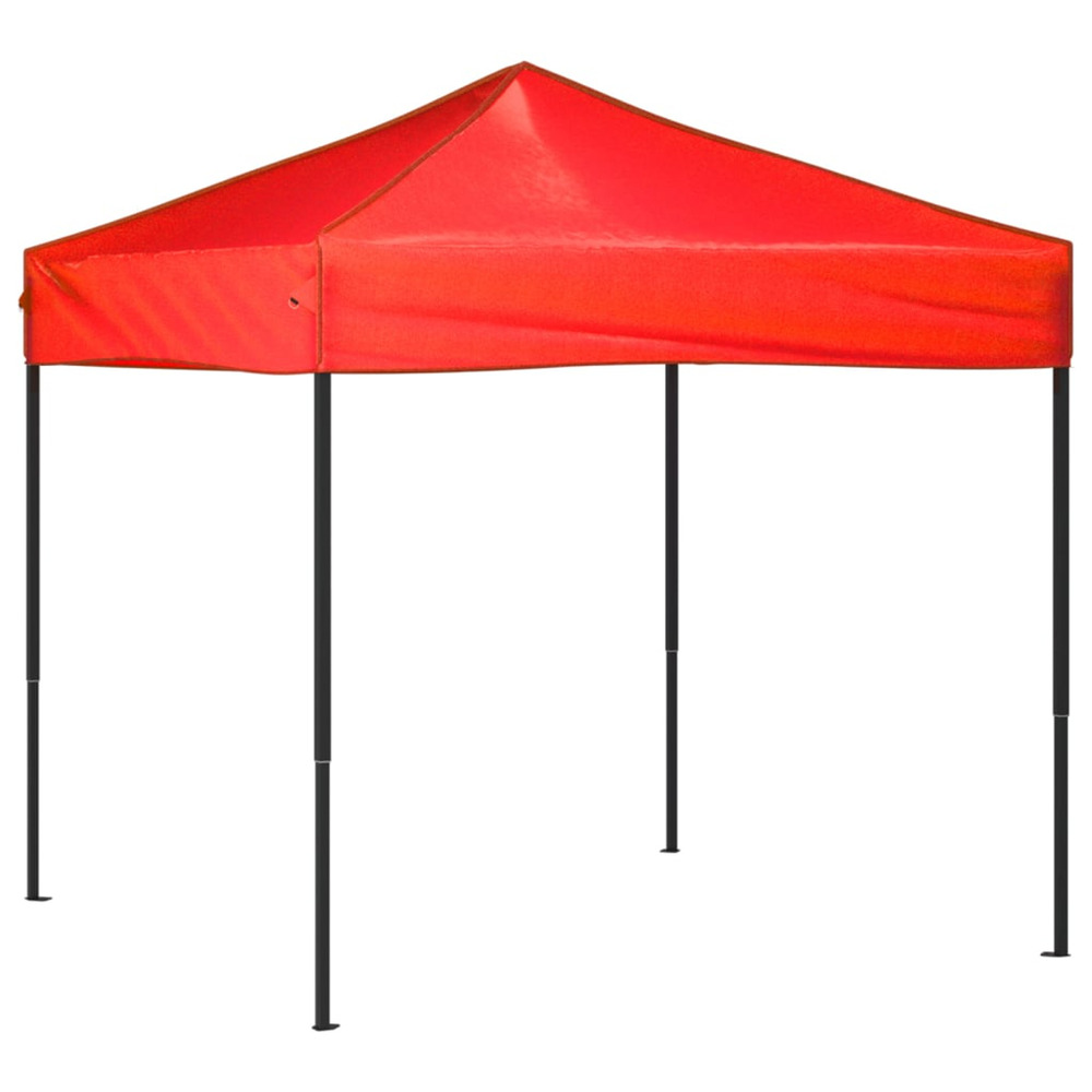 Tente de réception pliable rouge 2x2 m