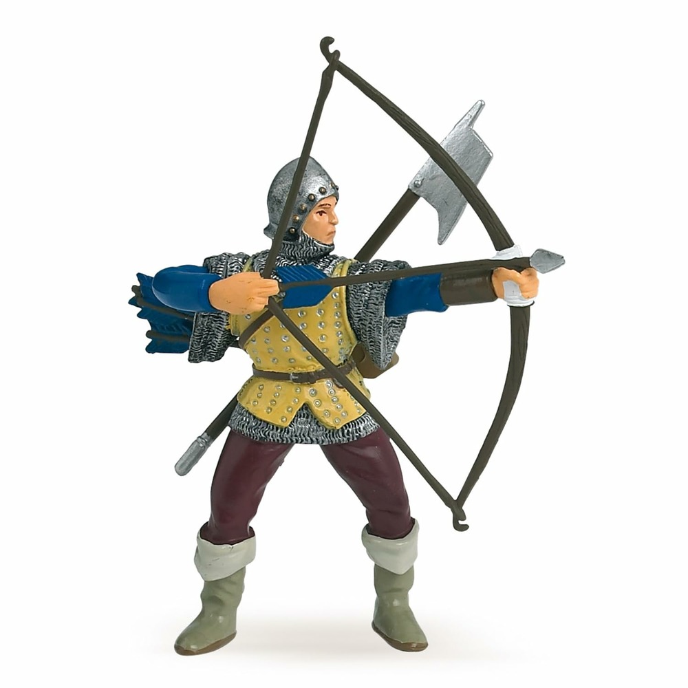 Figurine archer bleu