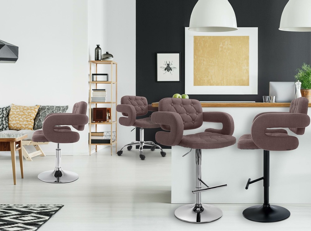 Chaise longue dublin en tissu