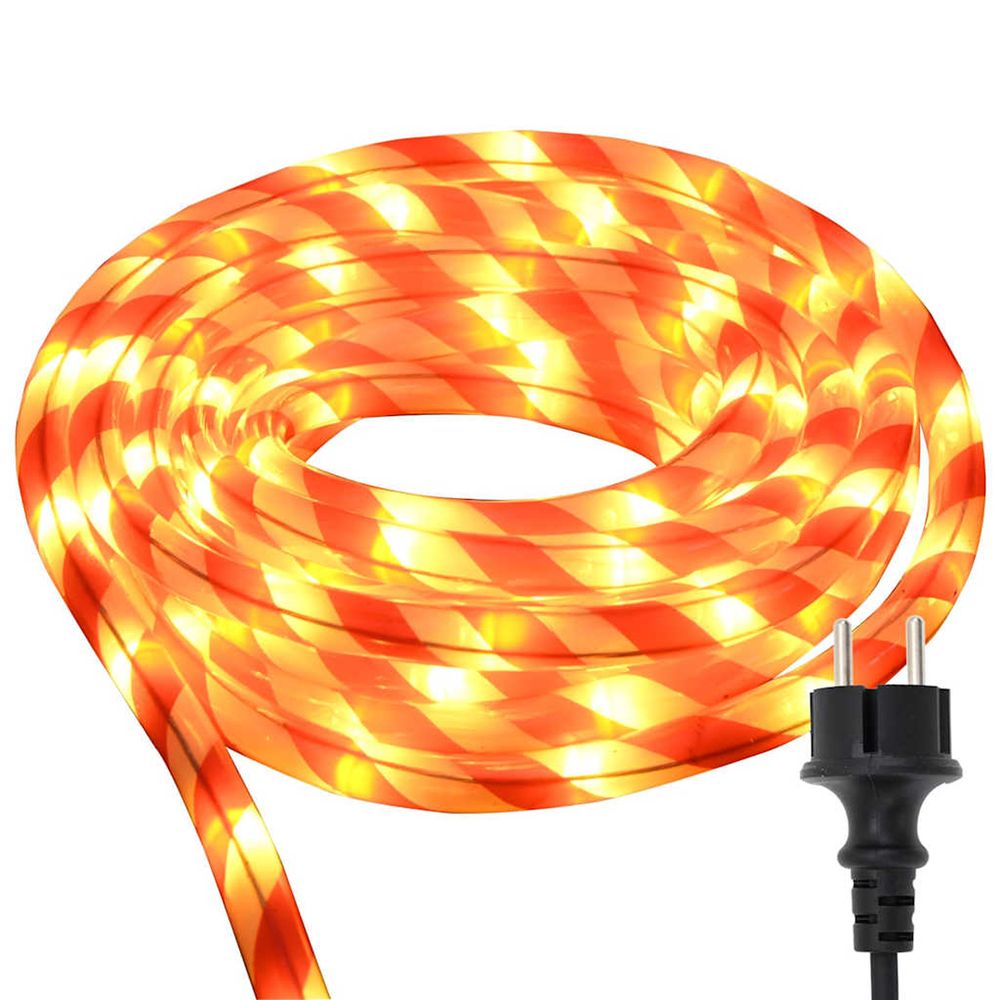 Lumière en corde avec des lumières de corde blanc chaud 5 m pvc