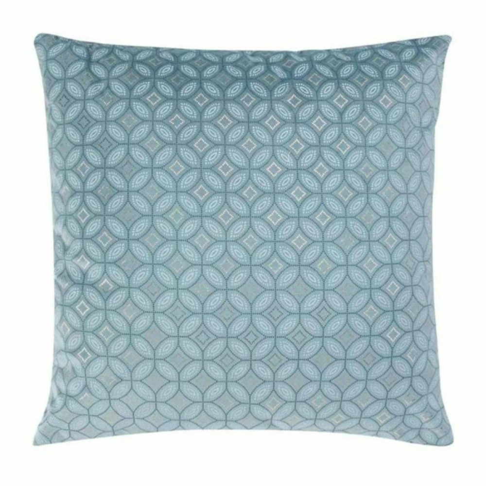 Housse de coussin déco kansas 40x40cm bleu