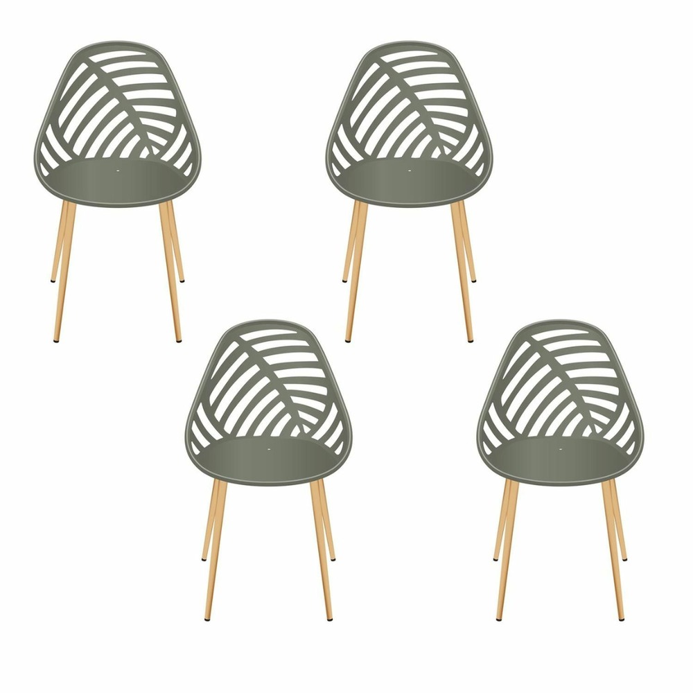 Lot de 4 chaises ajourées alameda