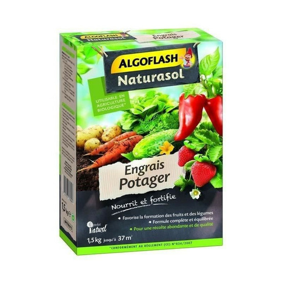 Algoflash naturasol engrais potager - 1,5 kg