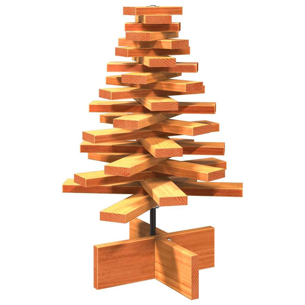 Arbre de noël en bois pour décoration 60 cm bois de pin massif