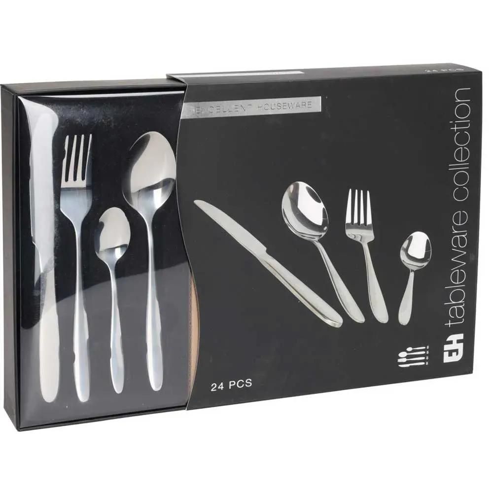 Ménagère 24 pièces – couverts inox élégants et durables
