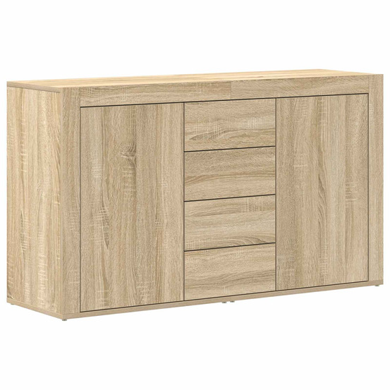 Buffet chêne sonoma 120 x 36 x 69 cm bois d'ingénierie