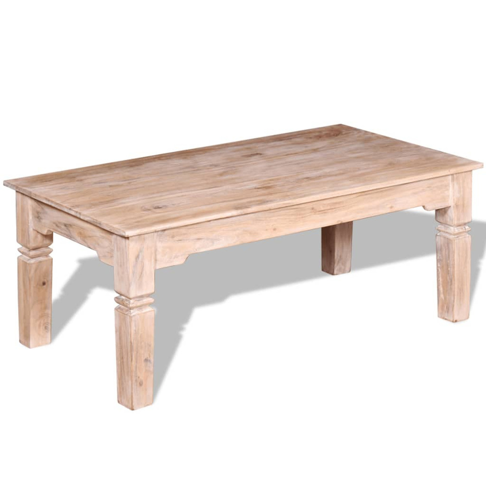 Table basse bois d'acacia 110x60x45 cm