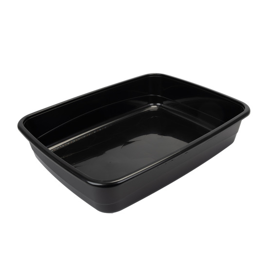 Ferplast bac litiere pour chat, maison de toilette pour chat, litière pour animaux de compagnie, avec bords hauts, 49,5 x 64,5 x h