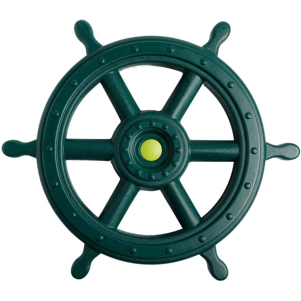 Volant en plastique bateau pirate xxl vert foncé et vert lemon