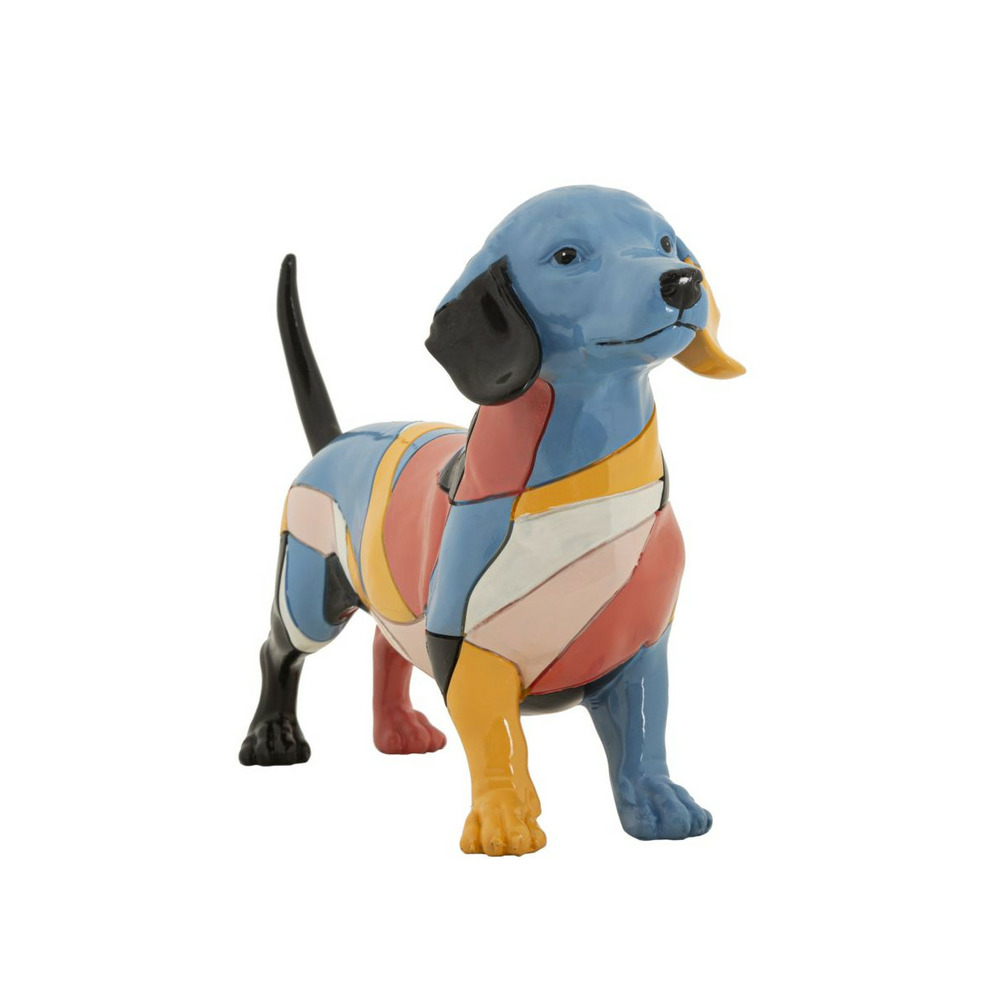 Statuette déco chien teckel 