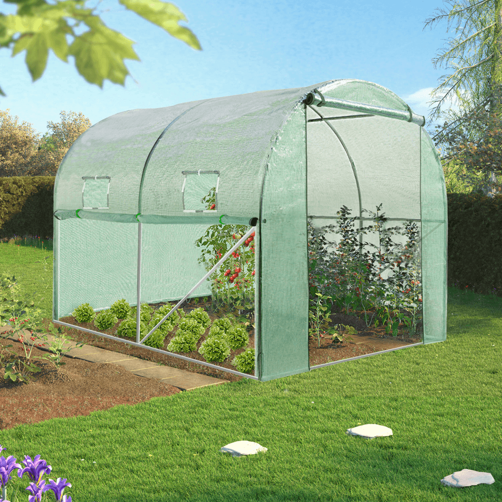Bâche renforcée Verte, Toile imperméable, bâche de Protection Contre