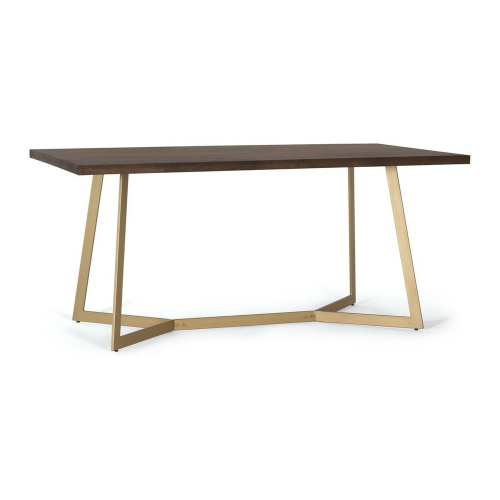 Table à manger bois marron - karianne décoration d'autrefois