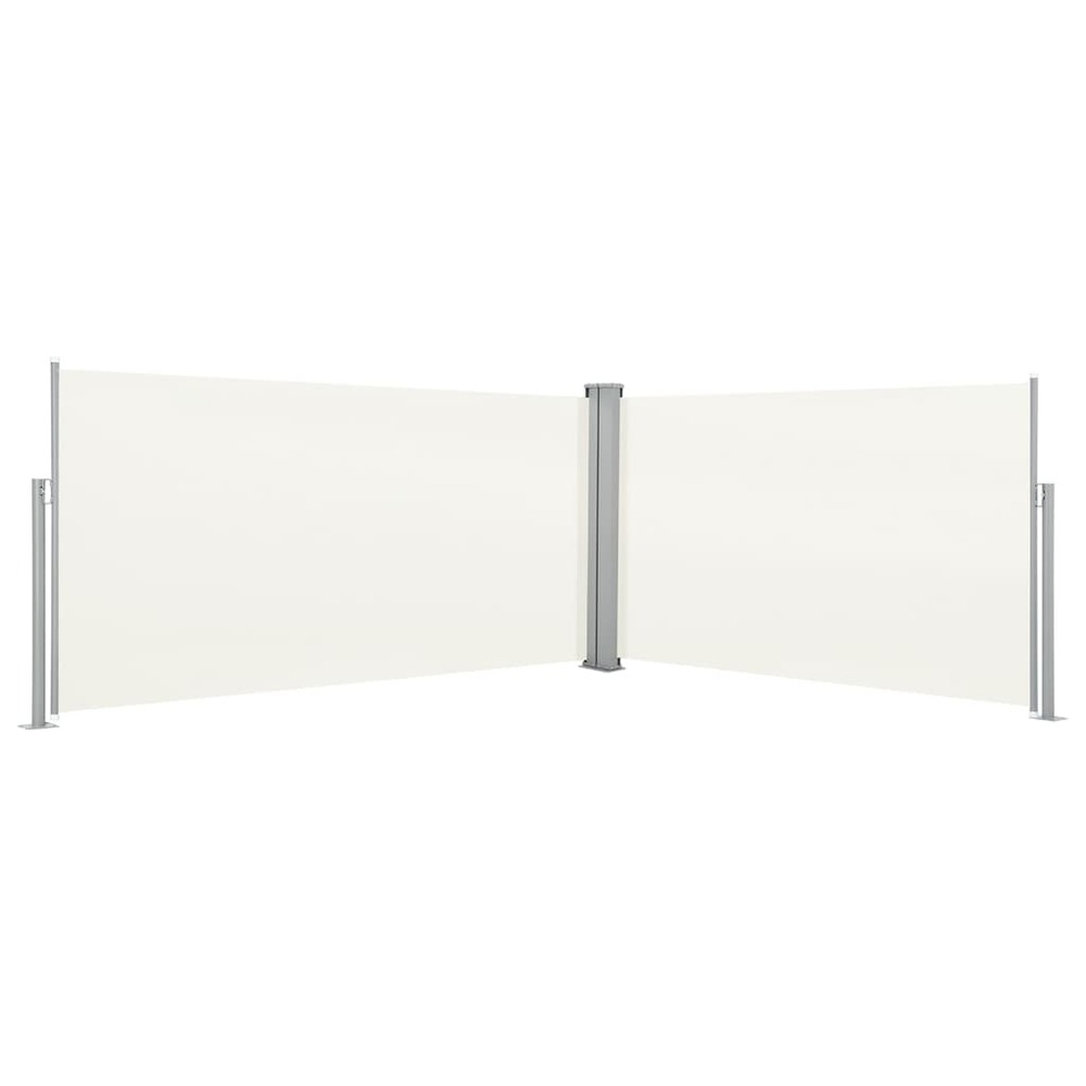 Auvent paravent store brise-vue latéral rétractable de patio jardin terrasse balcon protection visuelle écran 160 x 600 cm cr