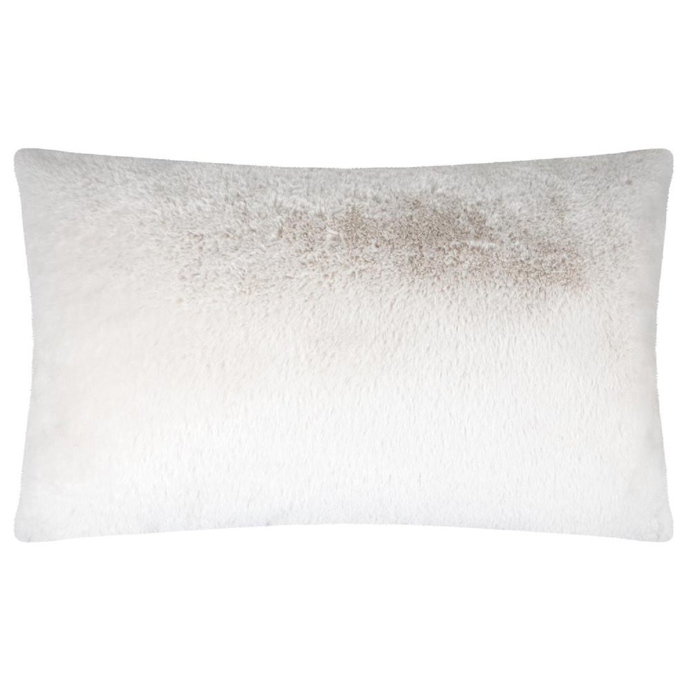 Lovely casa - coussin rectangulaire en fausse fourrure ultra moelleux