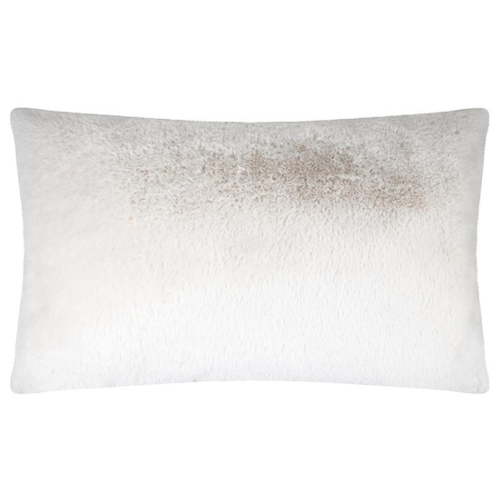 Lovely casa - coussin rectangulaire en fausse fourrure ultra moelleux
