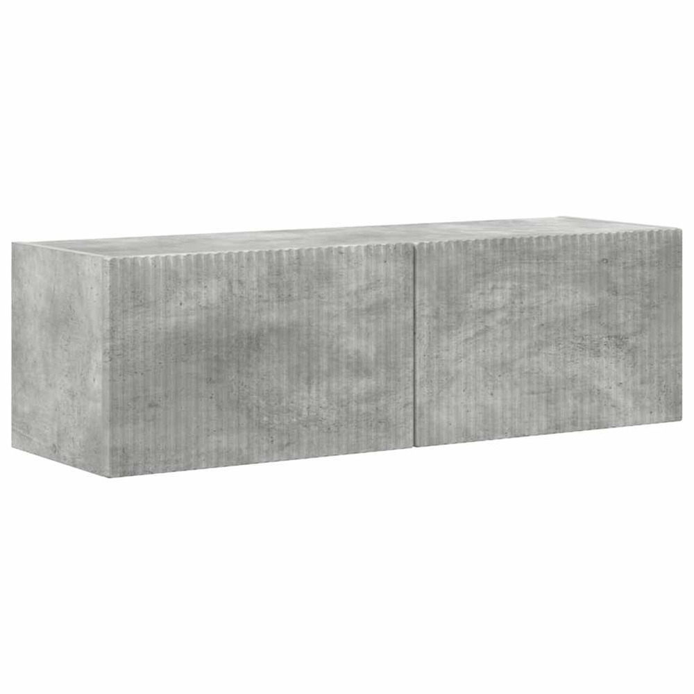 Meuble tv mural béton 60 x 31 x 29.5 cm bois d'ingénierie