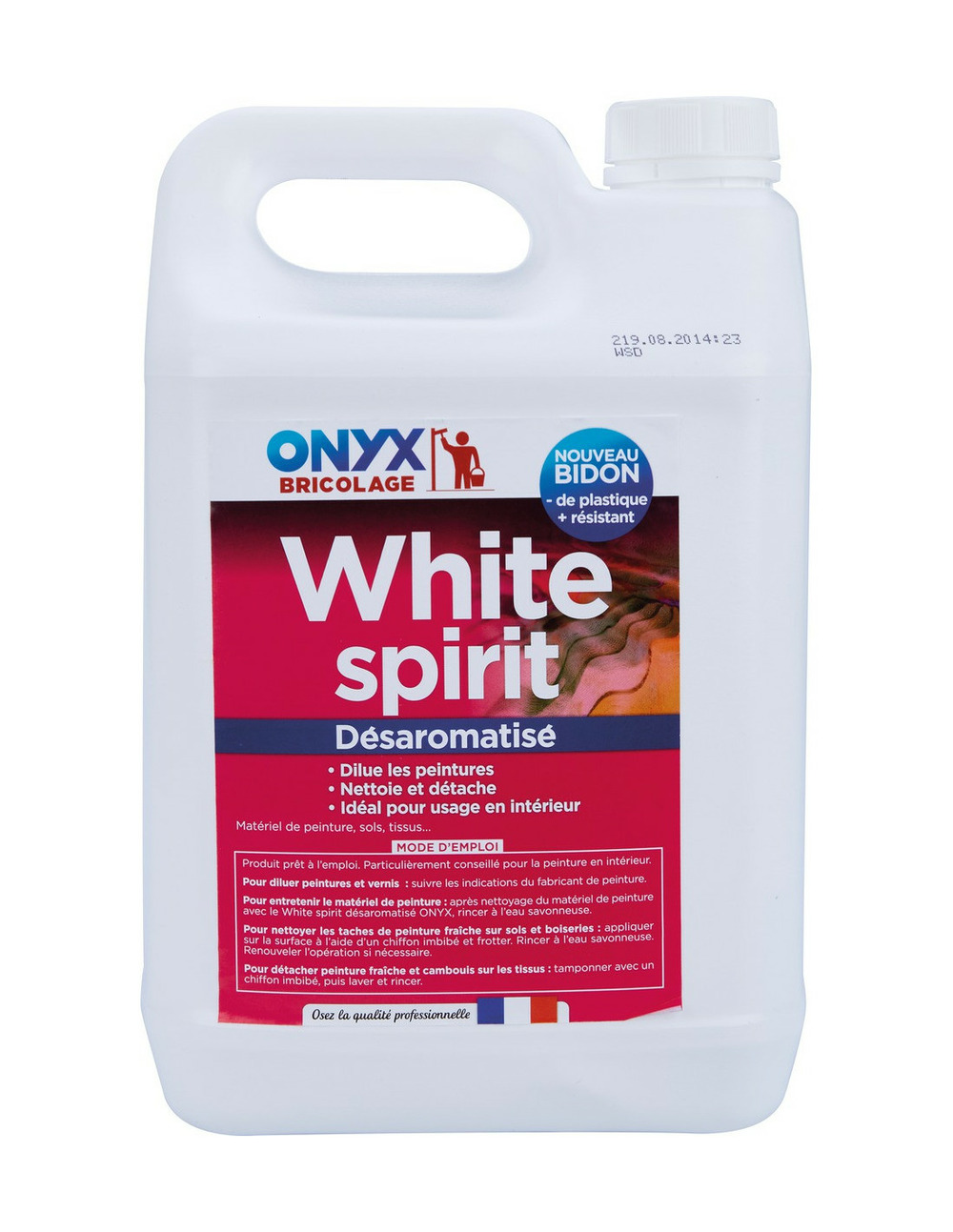 White spirit désaromatisé bidon 5 litres - onyx