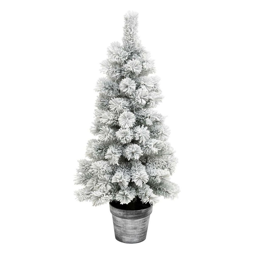 Sapin artificiel floqué windy peak h.100cm
