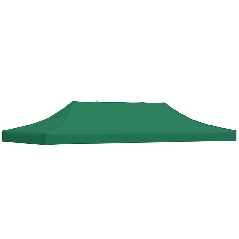Toit de tente de réception 6x3 m vert 270 g/m²
