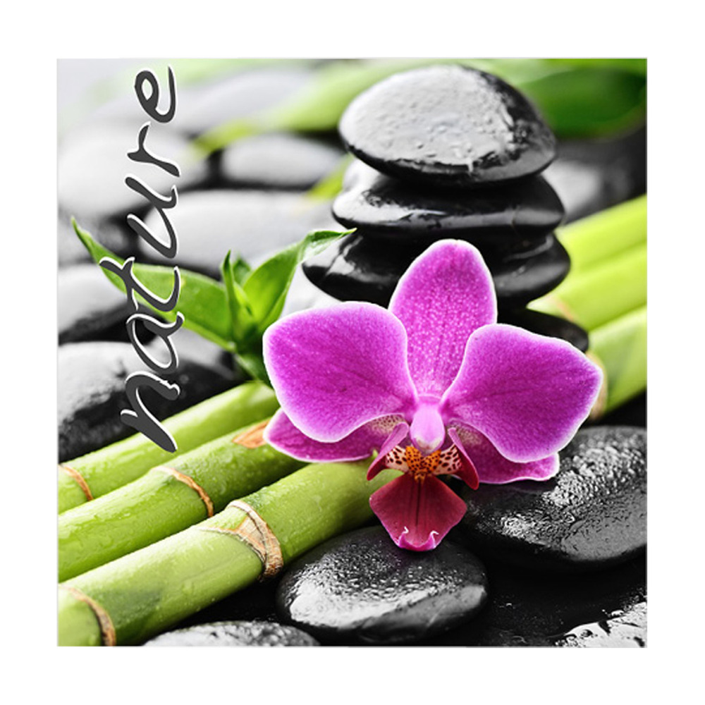 Lot de 20 serviettes papier zen nature