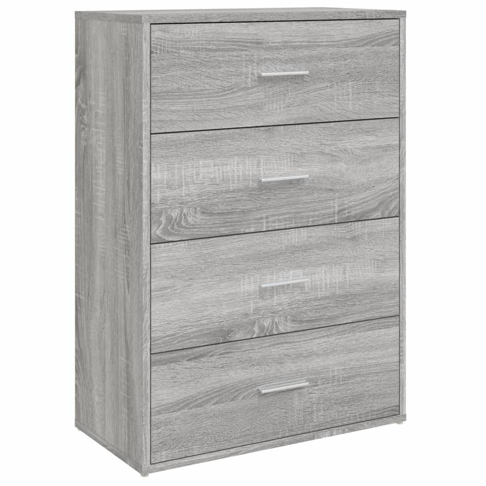 Buffet bahut commode armoire meuble de rangement organisateur cuisine salle de séjour salon sonoma 60 x 31 x 84 cm bois d'ing