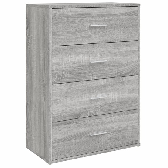 Buffet bahut commode armoire meuble de rangement organisateur cuisine salle de séjour salon sonoma 60 x 31 x 84 cm bois d'ing