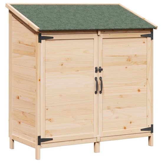 Abri de jardin avec toit naturel 106,5 x 56 x 113,5 cm