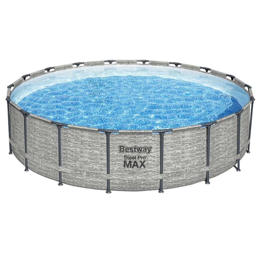 Piscine tubulaire ronde bestway steel pro max 5,49 x 1,22 m