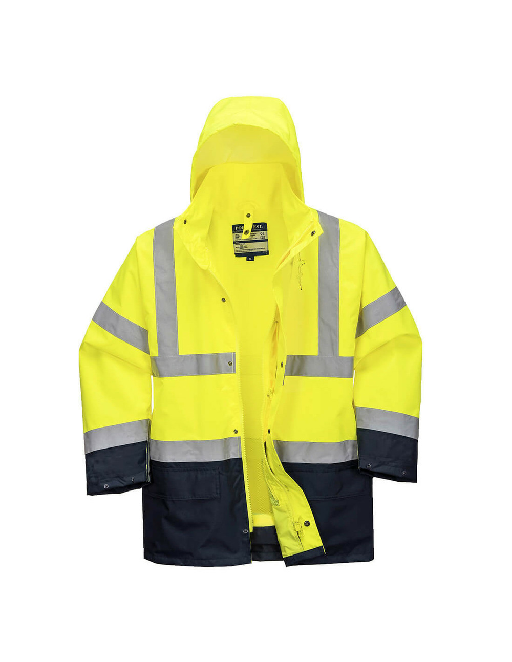 Parka 5 en 1 essentiel bicolore couleur : jaune/marine taille 5xl - portwest