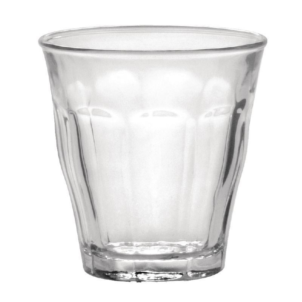 Gobelets en verre picardie 90 ml - lot de 6 - duralex