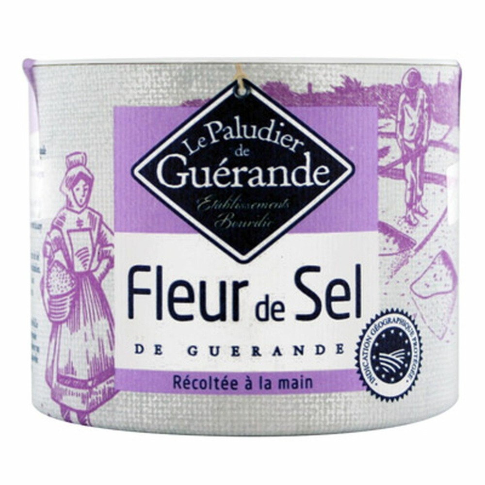 Fleur de sel de guérande - le paludier de guérande - boîte 125g