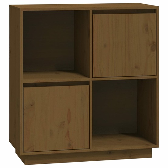 Buffet bahut commode armoire meuble de rangement organisateur cuisine salle de séjour salon 74 x 35 x 80 cm bois massif de pi