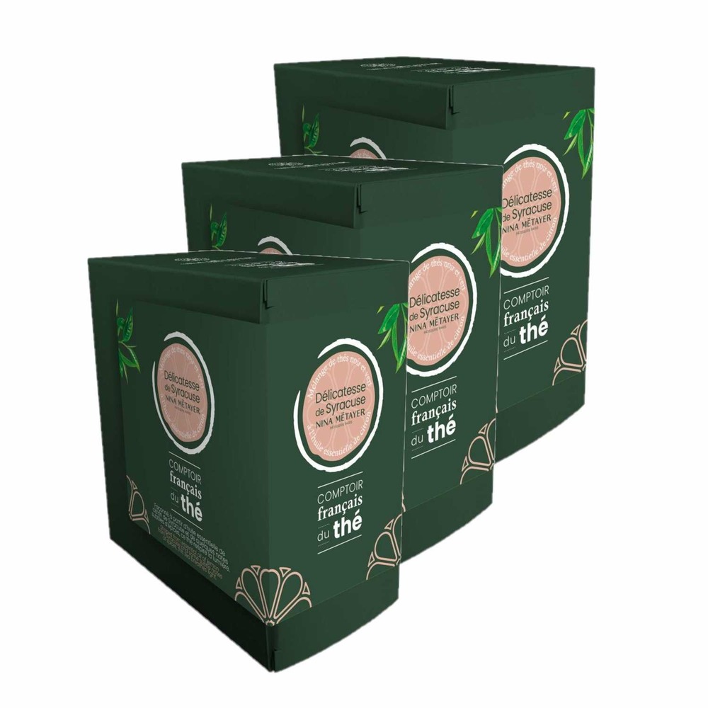 Délicatesse de syracuse par nina métayer - 20 sachets - comptoir français du thé